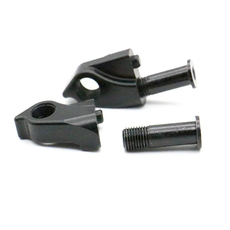 Quick Descent tail hook black aluminium alloy downhill frame crane hanging ear with screw