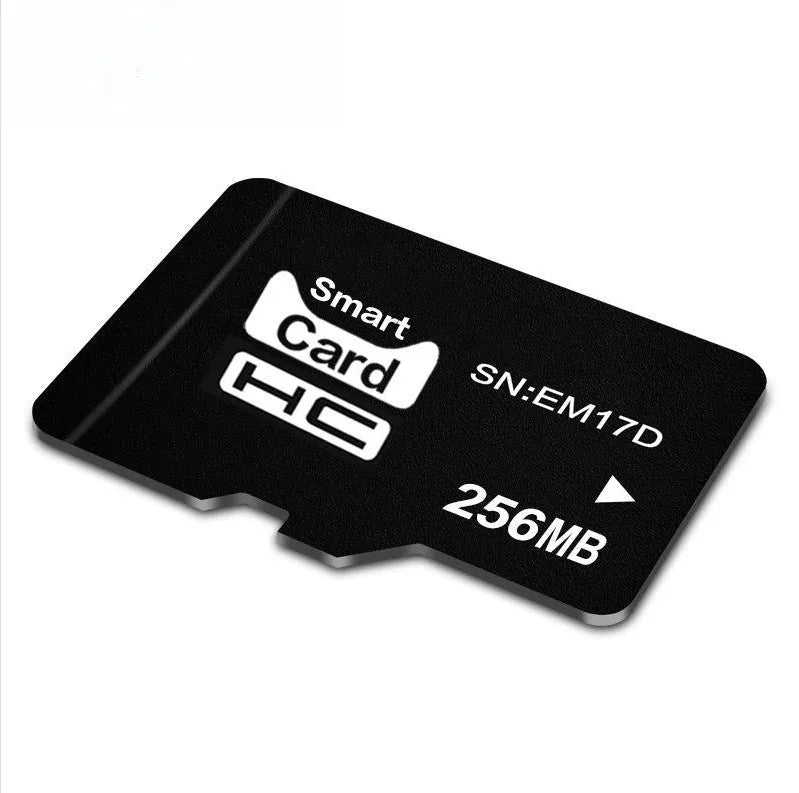 256MB TF memory card with compact 11x15x1mm dimensions for digital devices