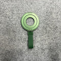 Portable magnetic wrist strap round silicone phone holder in hand, five colour options