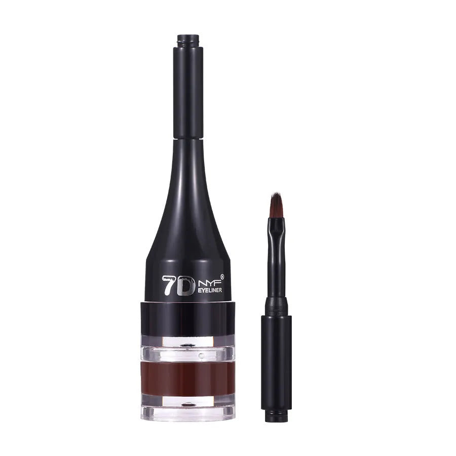 Multifunctional waterproof smooth eyeliner eyebrow pencil brown and black 2g dual-ended