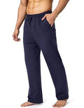 Men's loose breathable quick-drying casual pants in solid colour, available in multiple sizes