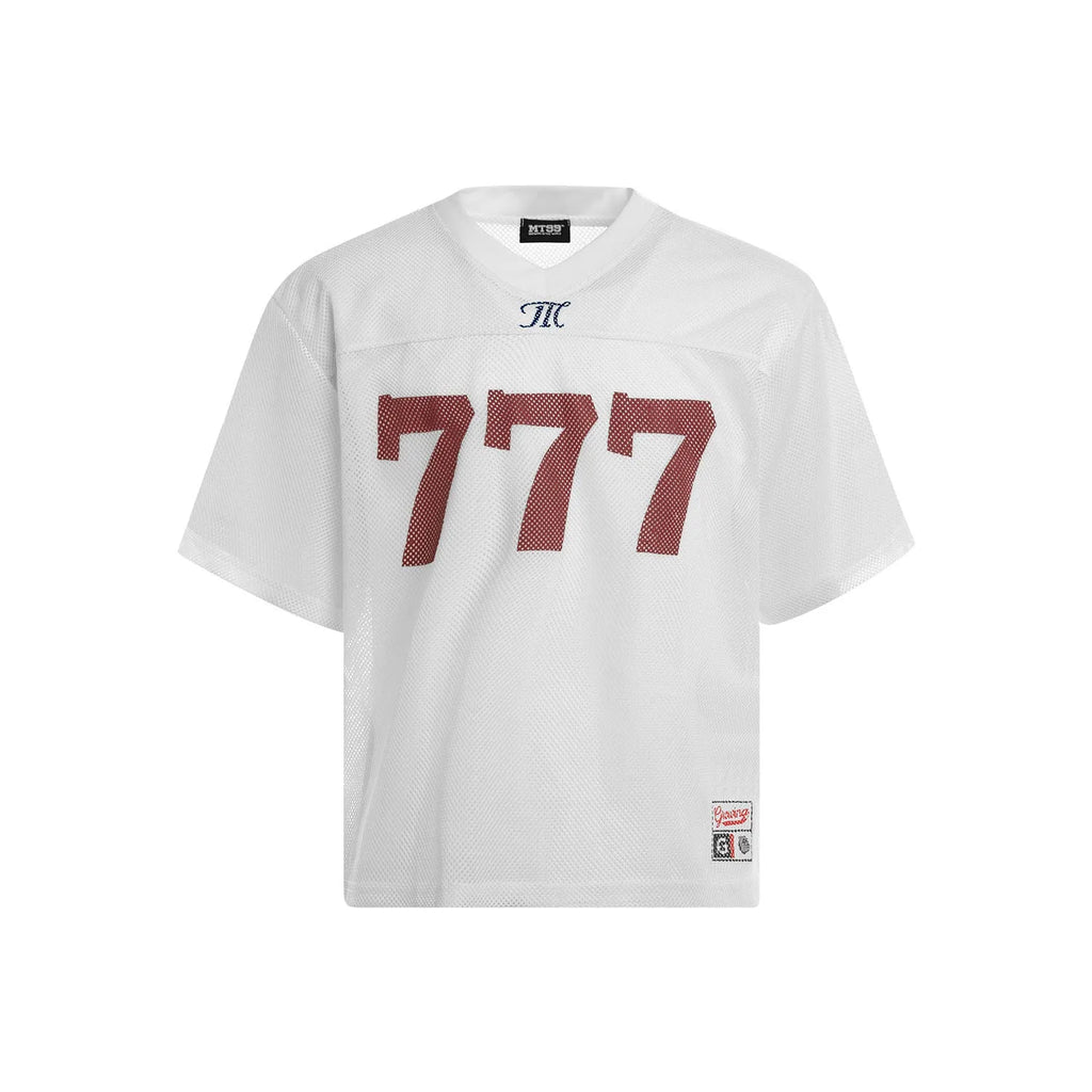 Retro loose fit summer t-shirt in black, white, purple and orange colours