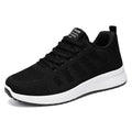Women's Flyknit running shoes in black, rose red, or gray pink with a soft sole and flat heel.