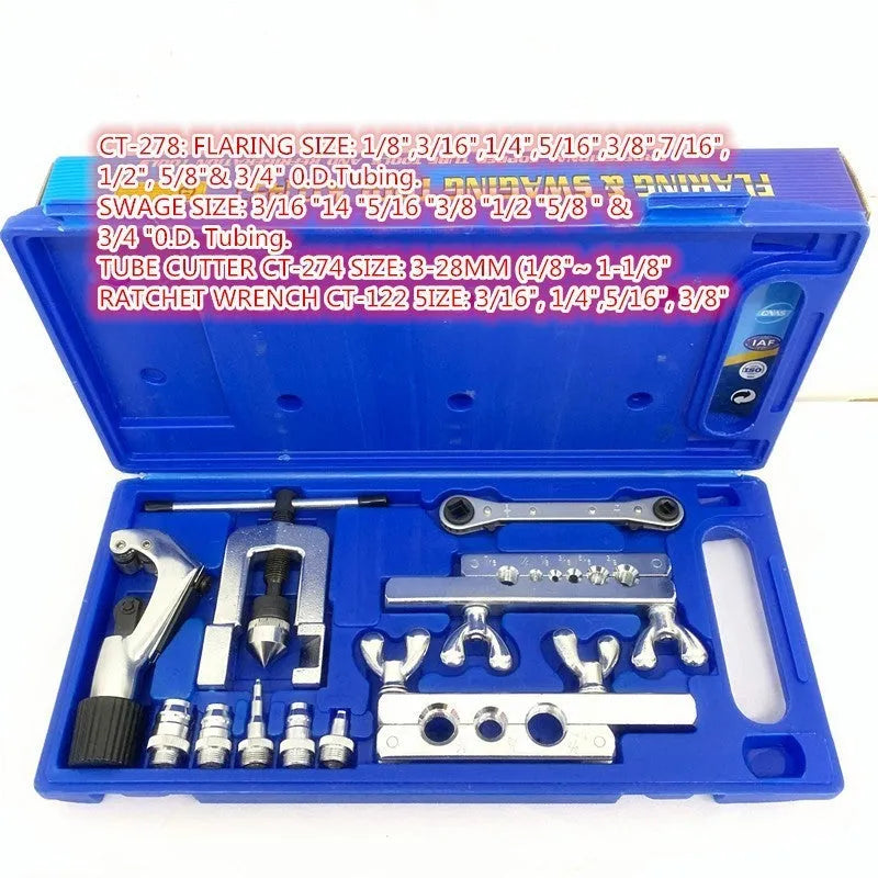 CT-278 trumpet pipe expander tool set for brass instrument mouthpipe servicing