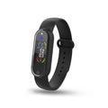Black and white electronic mosquito repellent bracelet with USB charging port