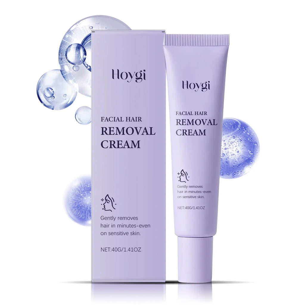 Women's facial hair removal cream 30g tube with shea butter and Centella asiatica extract