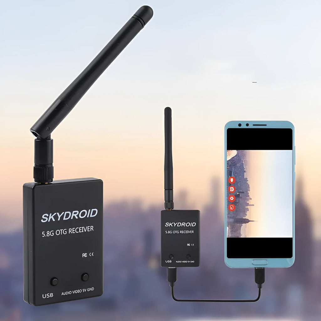Glasses video capture 5.8G mobile phone image transmission receiver for FPV drone flying