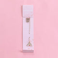 Metal bookmark with cartoon pendant in choice of animal and object designs