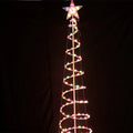 6-foot tall LED spiral Christmas tree light with colourful lights and remote control