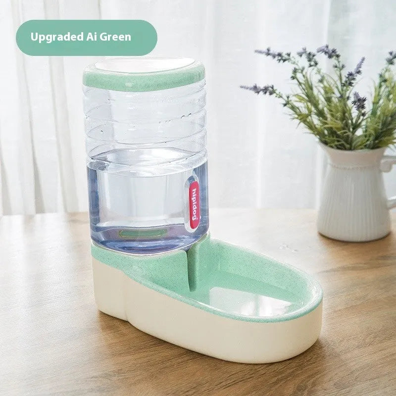 Second generation automatic pet drinker with 3.8L capacity in blue, green, grey or pink colours