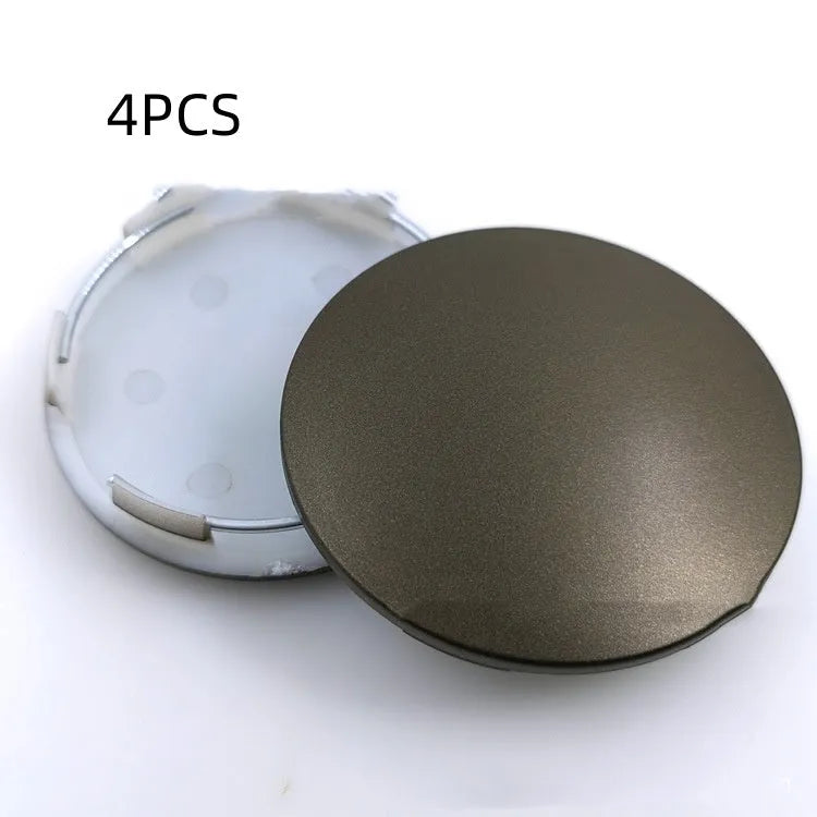 65mm ABS plastic car hub centre cover in antique copper finish with steel ring