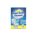 Toilet cleaning powder pack with four 30g sachets for descaling and stain removal