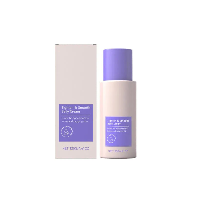 Body neck cream 125g container with mild ingredients for abdominal and neck skin nourishment