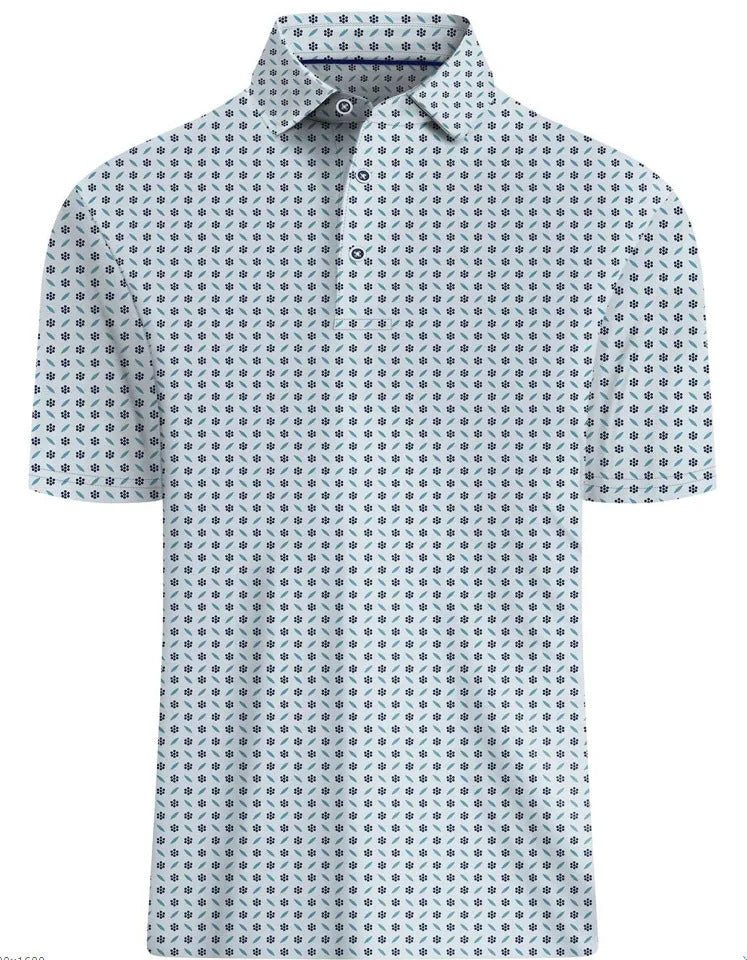 Men's 3D printed short sleeve t-shirt in Japanese retro style with zipper details on mesh fabric.