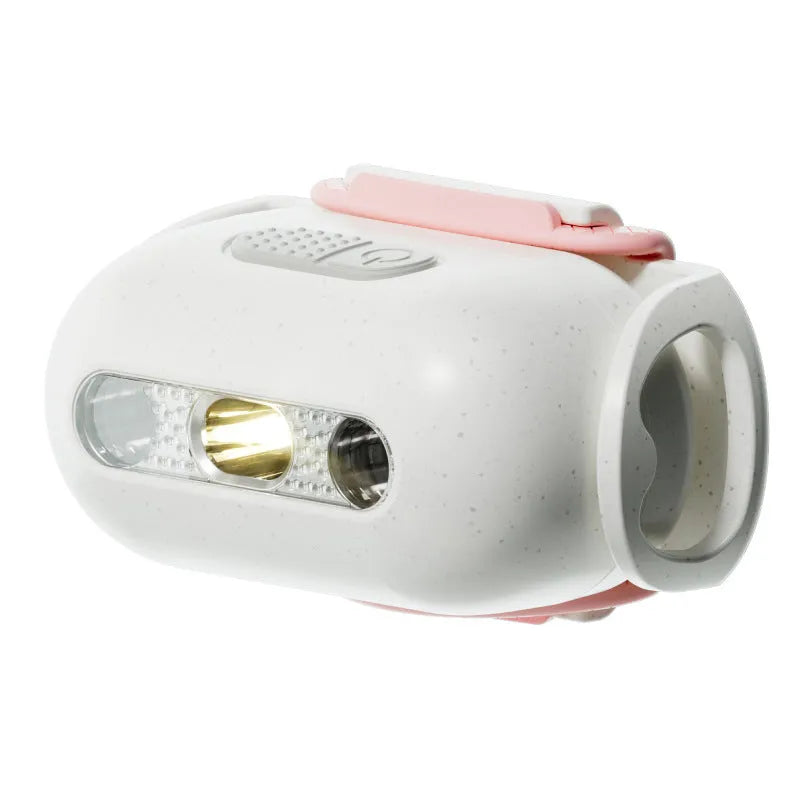 Pet luminous collar with integrated hanging lamp ring in four colour options