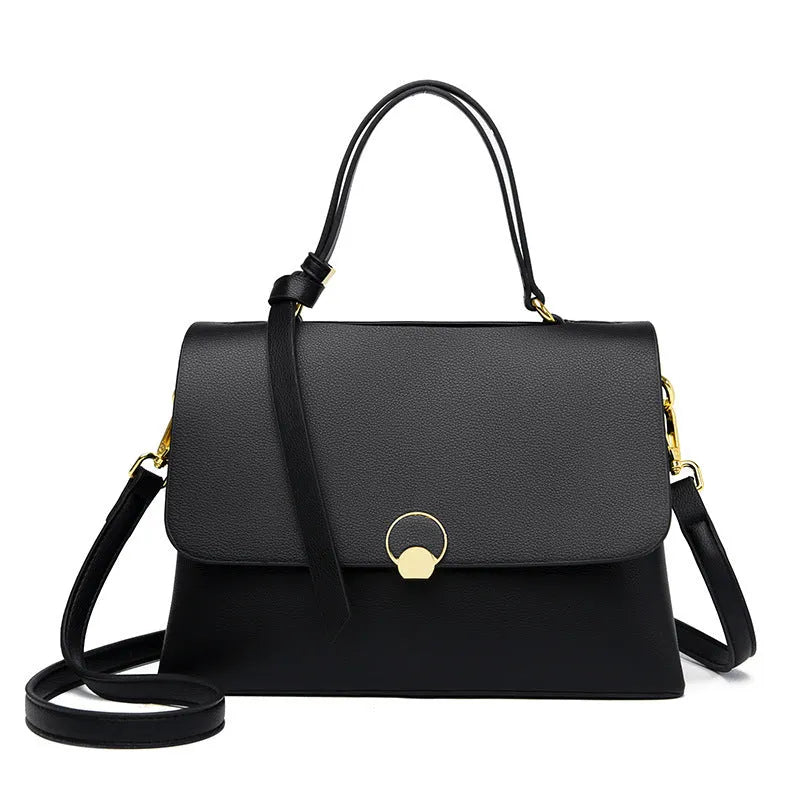 Soft PU cross-body handbag in beige, square vertical shape with sewing line detail, on white background