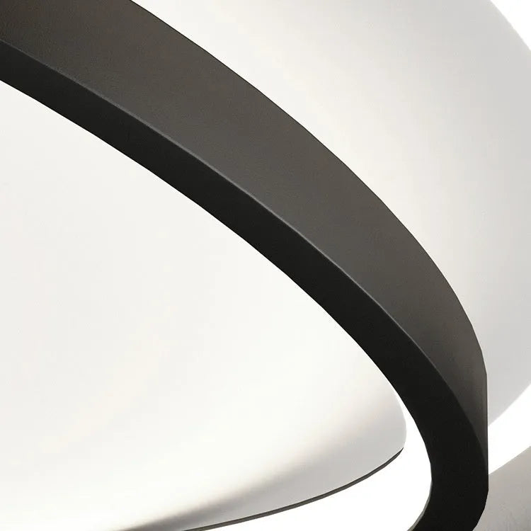 Modern simple ultra-thin round ceiling lamp 50cm LED with remote control for bedroom