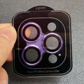 Metal lens film camera protective cover for iPhone 12 Pro Max in black colour