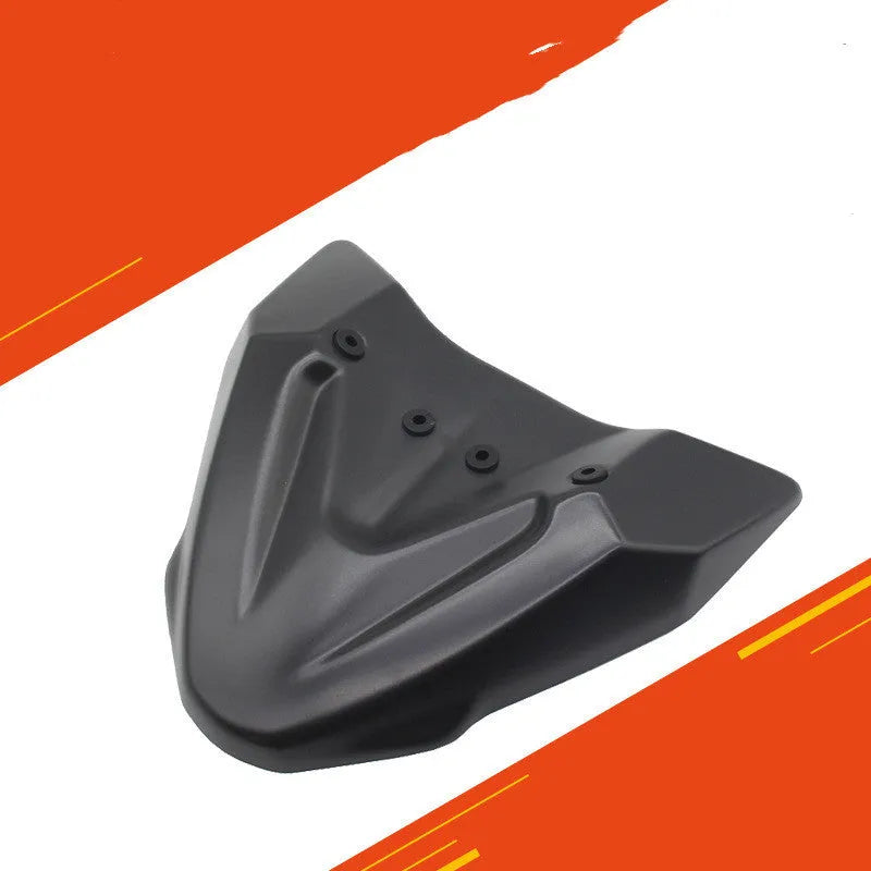 Black ABS plastic fixed wind deflector wing for KTM Adventure motorcycles