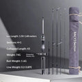 Ultra-short carbon gun-style fishing rod 1.5-1.68m Lanxi 3.0 Battle Armor with all Fuji O-rings for stream fishing