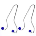 Stainless steel car seat hook with diamond rhinestone decoration in various colours