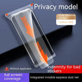 1514Pro HD tempered glass screen protector for iPhone 15 Pro Max showing full coverage and anti-fingerprint coating