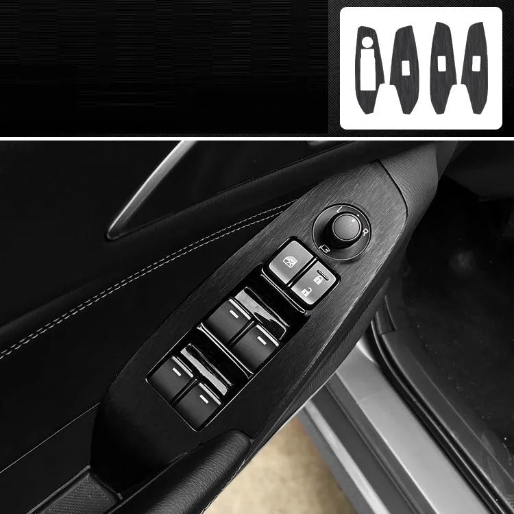 Unksera car interior decorative vinyl sticker kit for centre console and dashboard modification
