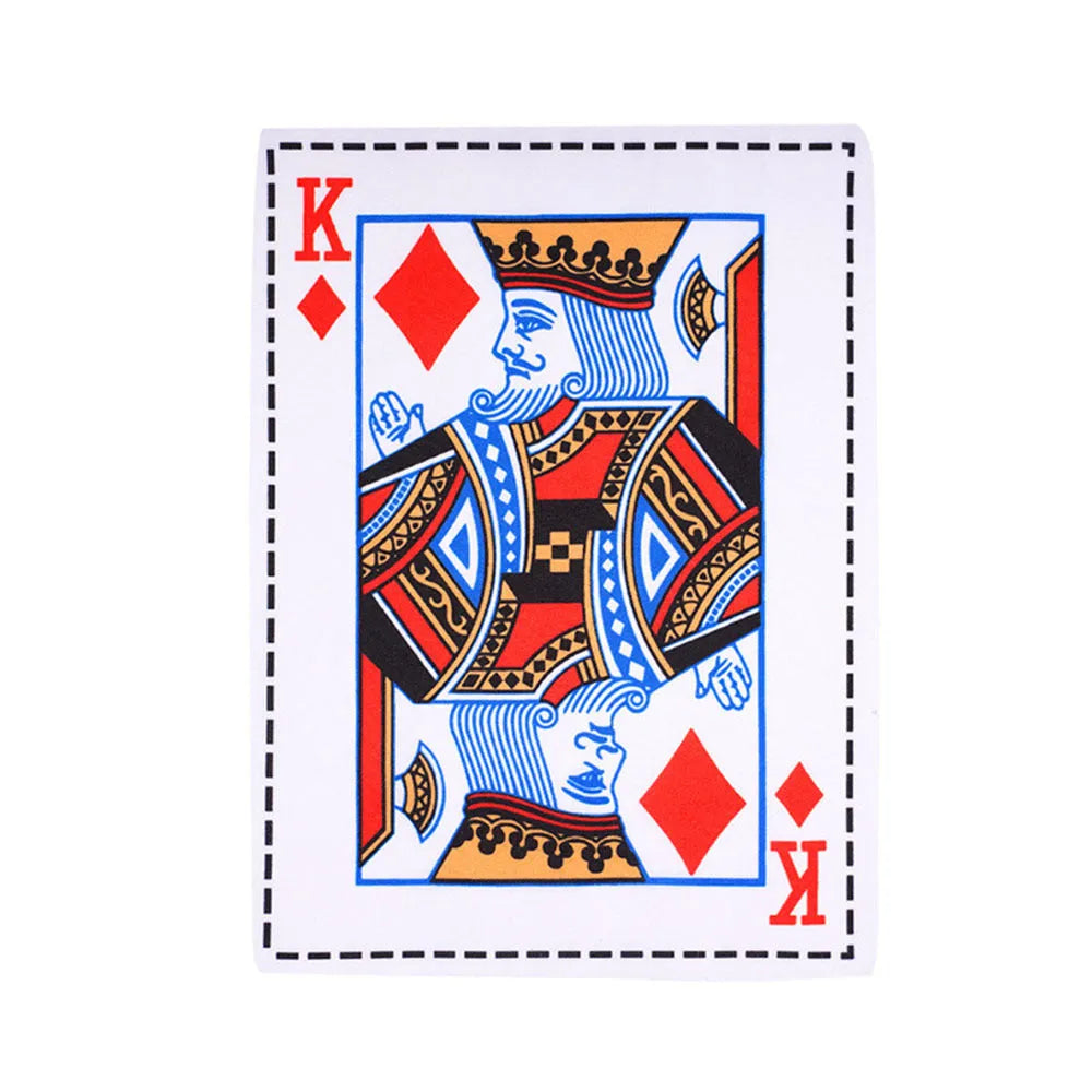 Tearproof squeaking dog toy in playing card or newspaper design for corgi and terrier breeds