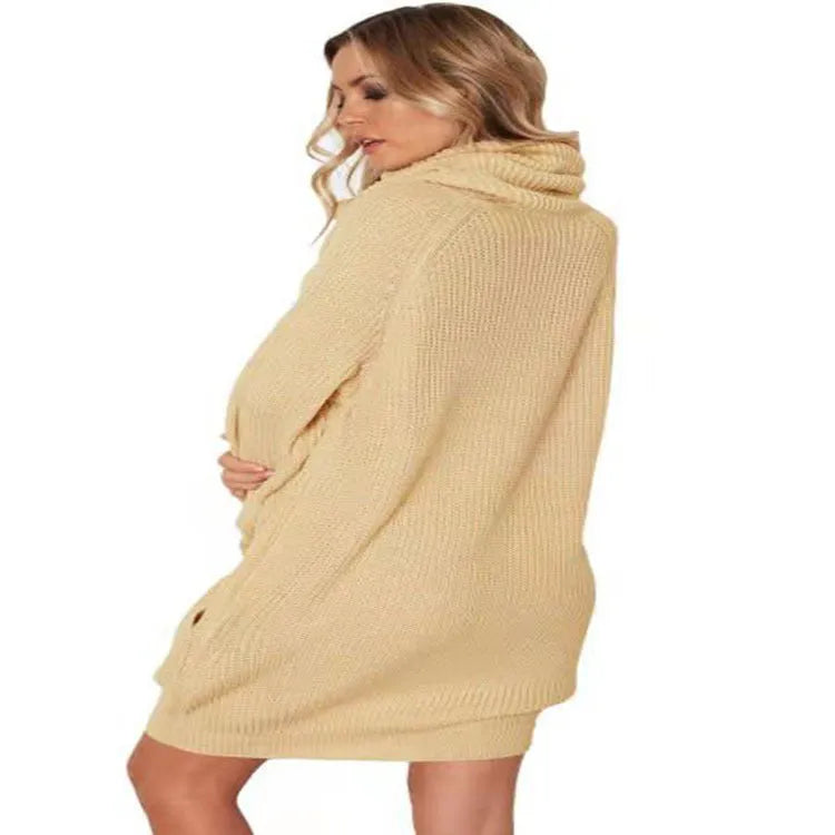 Lapel collar pullover sweater with chest pocket in imitation cashmere fabric