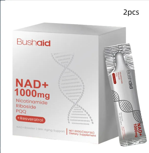 Anti aging dietary supplement drink bottle or packaging showing 300g capacity.