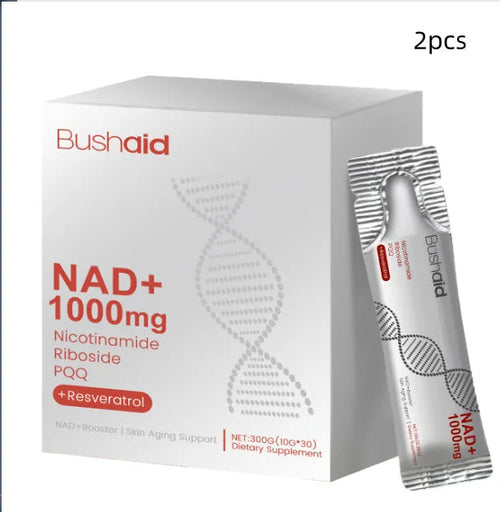 Anti aging dietary supplement drink bottle or packaging showing 300g capacity.