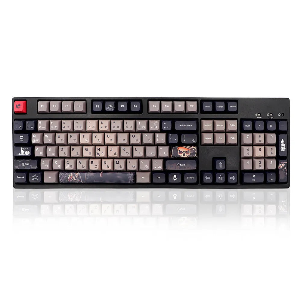 Five-sided sublimation Halloween key cap set with PBT XDA profile, 137 keys, US layout option