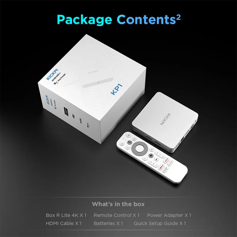 Android TV box set-top box with dual WIFI Bluetooth 2+32G memory HDMI output 96x16.8mm remote control