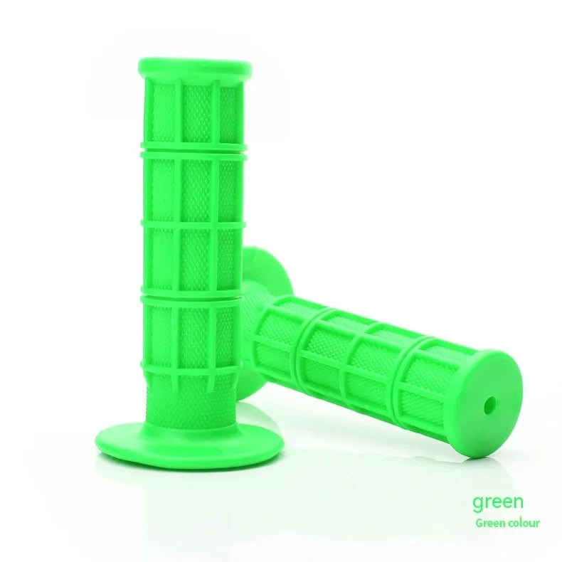 22mm diameter motorcycle handlebar grips in eight colour options including black, blue, green, grey