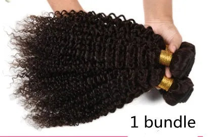 Brazil human hair curtain wig in kinky curly wave texture, medium long length, real hair, multiple size options