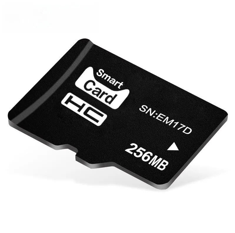 256MB TF memory card with compact 11x15x1mm dimensions for digital devices