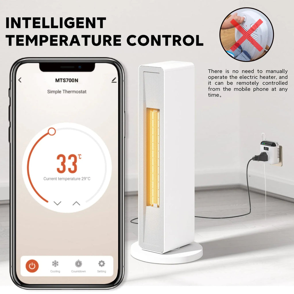 White European smart socket with remote and voice control for 3680W appliances