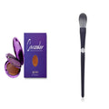 Efficient liquid concealer makeup in six colour options with water-based formula containing titanium dioxide and sweet almond oil