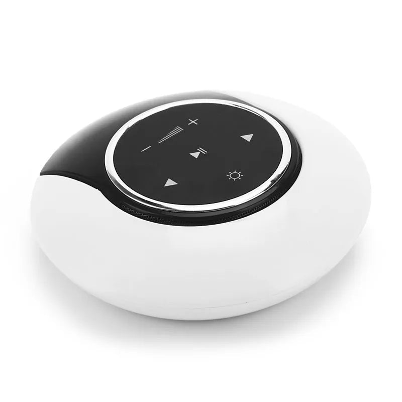 Creative Bluetooth subwoofer stereo speaker LED desk lamp with folding design and touch controls