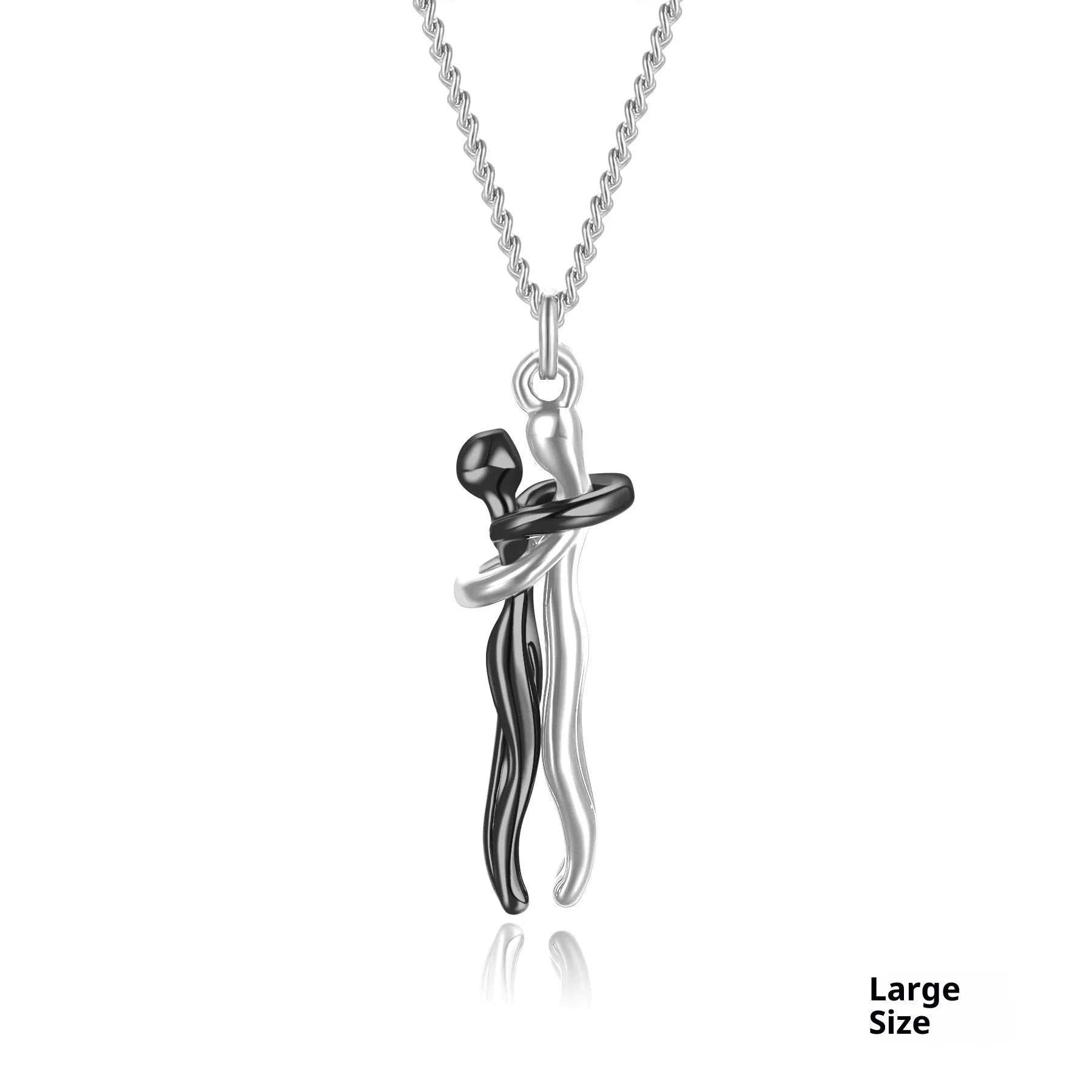 Copper collarbone pendant necklace with electroplated finish