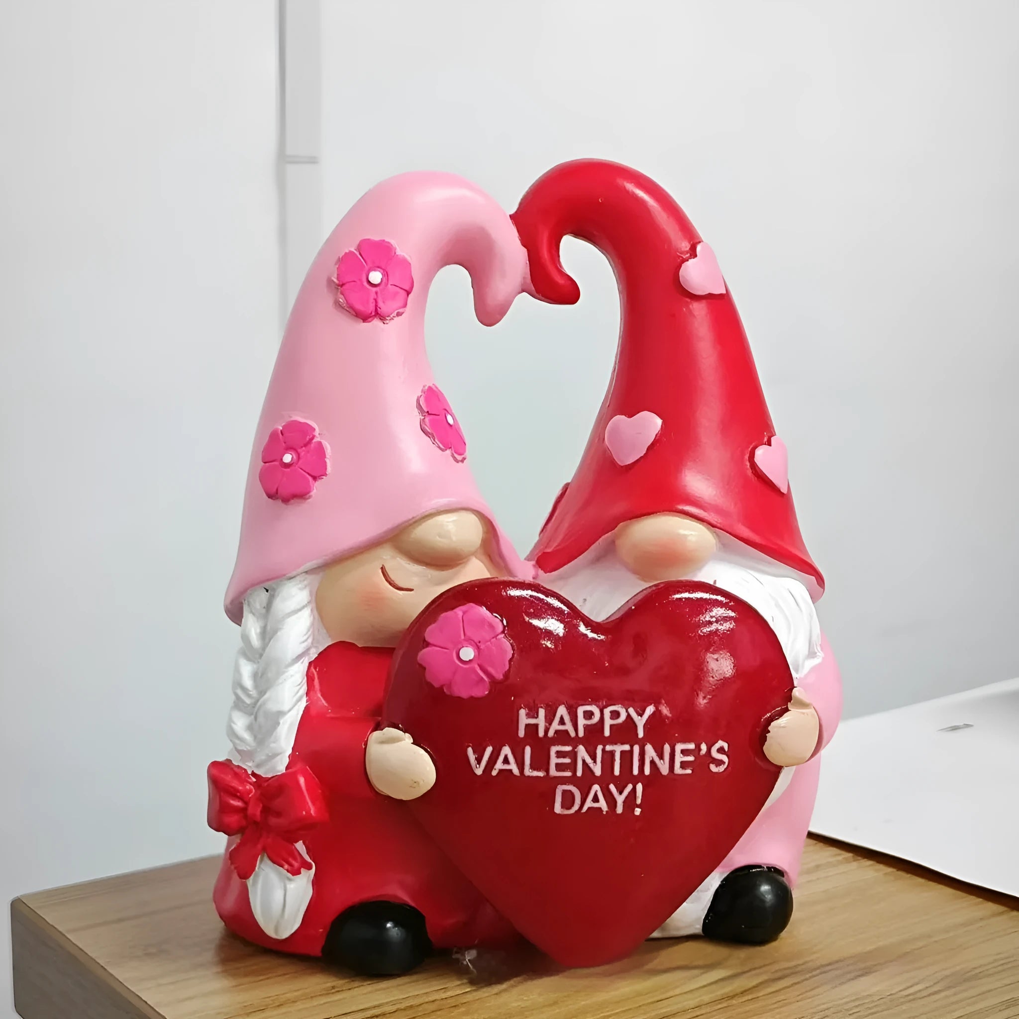 Luminous love dwarf resin lamp ornament glowing in dark with modern simplicity style