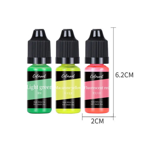 10ml candle dye pigment concentrate bottle for DIY candle making and soap colouring