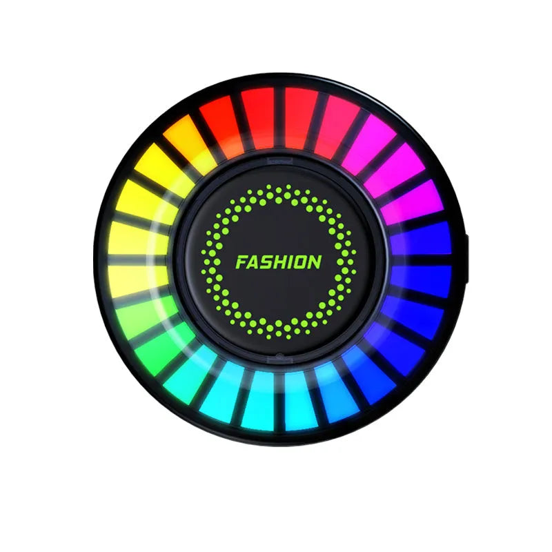 Car atmosphere light 3D pickup RGB voice-controlled rhythm aromatherapy clipped to car air vent