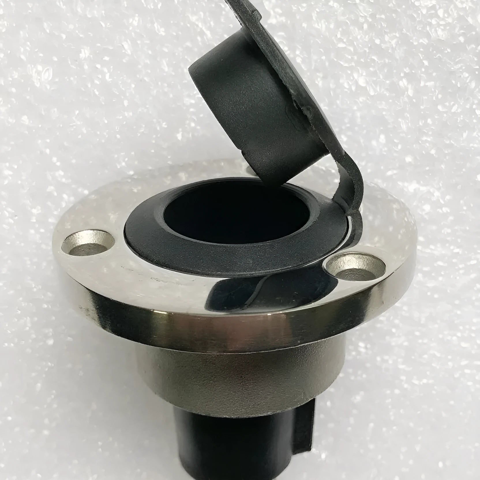 Yacht anchor light ring socket with stainless steel pole and ABS plastic base