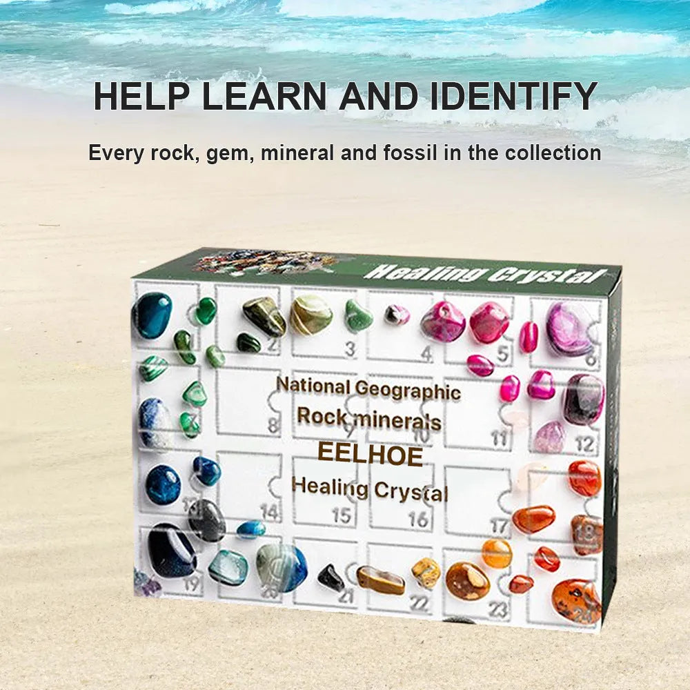 Ore green gift box with 24 compartments for jewellery and small item storage and organisation.