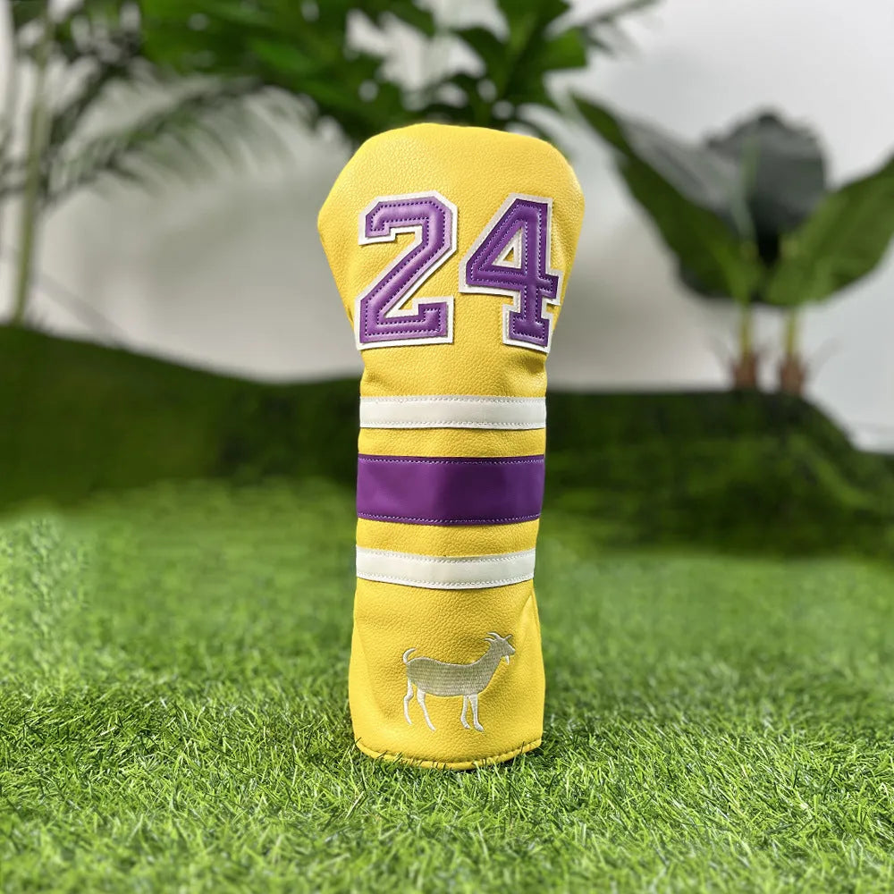 Ram Chicken Leg design golf club headcovers in PU material for Fairway Wood, Irons, and Putter.