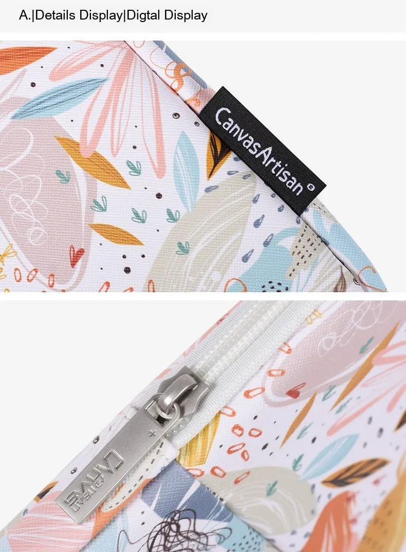 White waterproof 14 inch laptop inner bag made from PU leather material
