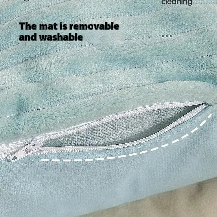 Morandi colour removable mat pet bed with kennel design for dogs and cats in two size options