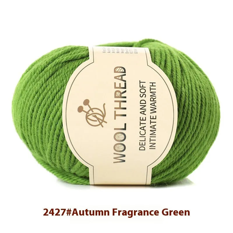 A single roll of hand-knitting wool yarn in a colour choice from over 30 options, for making baby clothes.