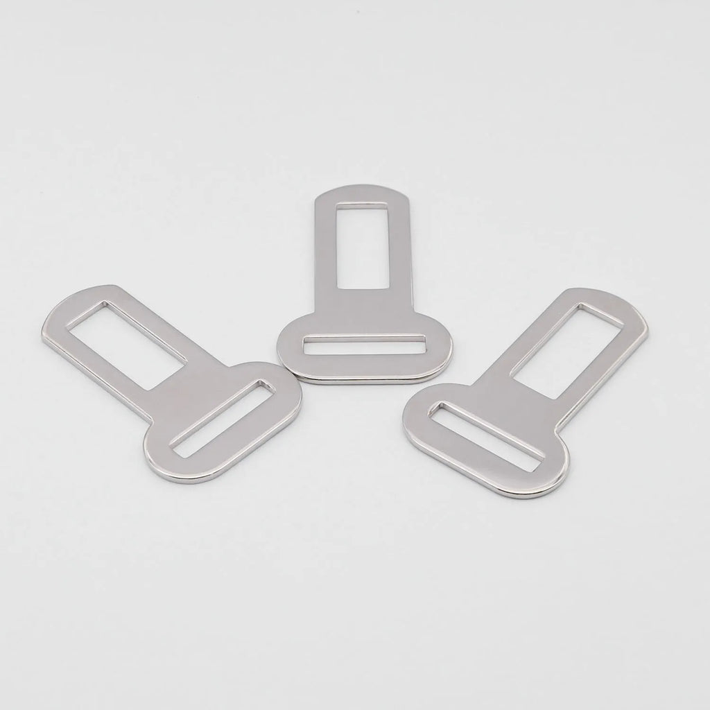 26mm silver metal pet safety buckle for car belts and leads